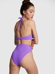 Victoria's Secret PINK Luscious Lavender Purple High Waisted Bikini Bottom - Image 2 of 4