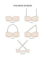 Victoria's Secret PINK Nude Marzipan Strapless Bra - Image 4 of 4