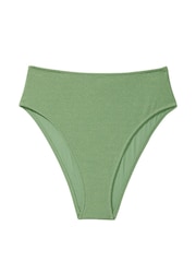Victoria's Secret PINK Wild Grass Green High Waisted Bikini Bottom - Image 3 of 3
