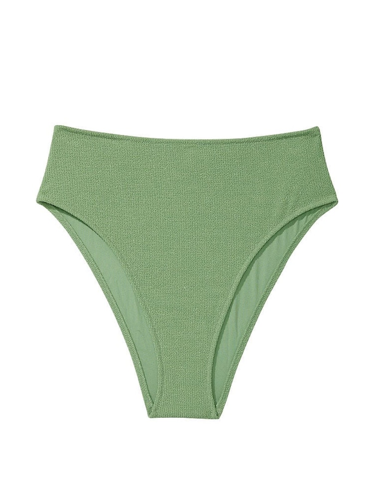 Victoria's Secret PINK Wild Grass Green High Waisted Bikini Bottom - Image 3 of 3