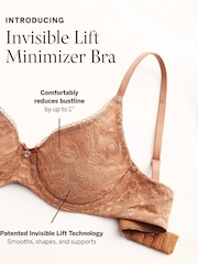 Victoria's Secret Black Lace Minimiser Invisible Lift Bra - Image 5 of 5