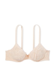 Victoria's Secret Marzipan Nude Lace Unlined Demi Invisible Lift Bra - Image 3 of 5