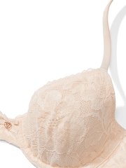 Victoria's Secret Marzipan Nude Lace Unlined Demi Invisible Lift Bra - Image 4 of 5