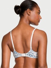 Victoria's Secret Coconut White Floral Lace Unlined Demi Invisible Lift Bra - Image 2 of 5