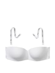 Victoria's Secret PINK White Logo Lightly Lined Strapless Multiway Bra - Image 3 of 3
