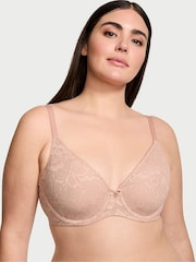 Victoria's Secret Macaron Nude Lace Minimiser Invisible Lift Bra - Image 1 of 5