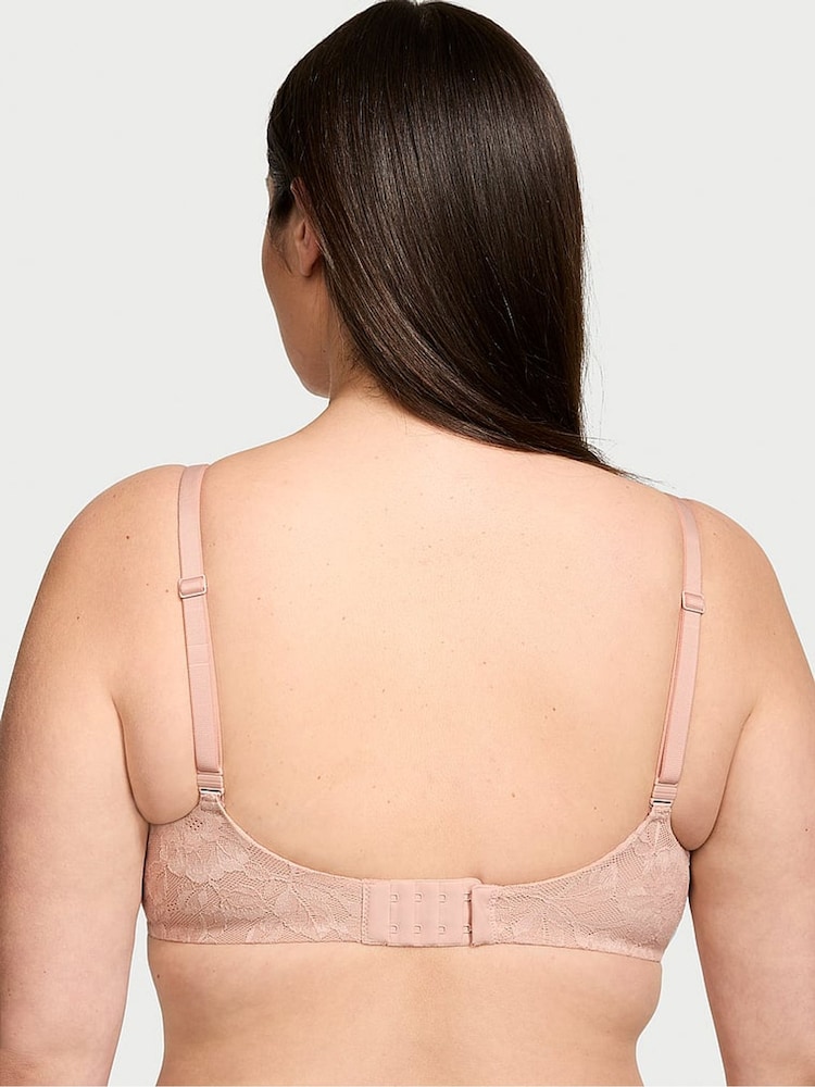 Victoria's Secret Macaron Nude Lace Minimiser Invisible Lift Bra - Image 2 of 5
