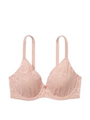 Victoria's Secret Macaron Nude Lace Minimiser Invisible Lift Bra - Image 4 of 5