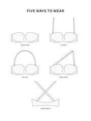 Victoria's Secret White Strapless Bra - Image 4 of 4