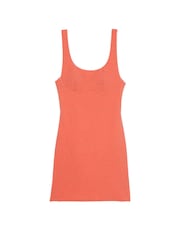 Victoria's Secret PINK Deep Coral Orange Swim Dress - Image 2 of 3