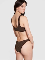Victoria's Secret PINK Ganache Brown Padded Bikini Top - Image 2 of 3