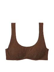 Victoria's Secret PINK Ganache Brown Padded Bikini Top - Image 3 of 3