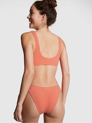 Victoria's Secret PINK Deep Coral Orange Padded Bikini Top - Image 2 of 2