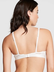 Victoria's Secret PINK Coconut White Unlined Demi Lace Bra - Image 2 of 4