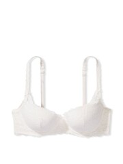 Victoria's Secret PINK Coconut White Balcony Lace Bra - Image 3 of 4