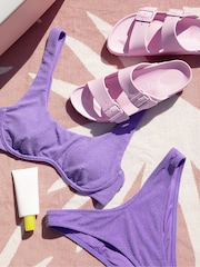Victoria's Secret PINK Luscious Lavender Purple Padded Bikini Top - Image 5 of 5
