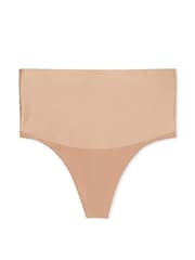 Victoria's Secret Praline Nude Smooth Thong Smoothing Shimmer Shaping Knickers - Image 3 of 4