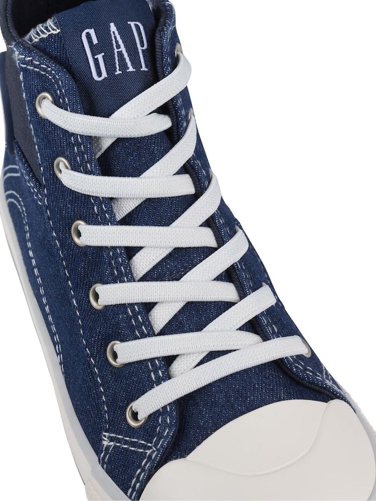 Zapatillas de deporte abotinadas de denim Houston de Gap -  Niño - Imagen 3 de 3