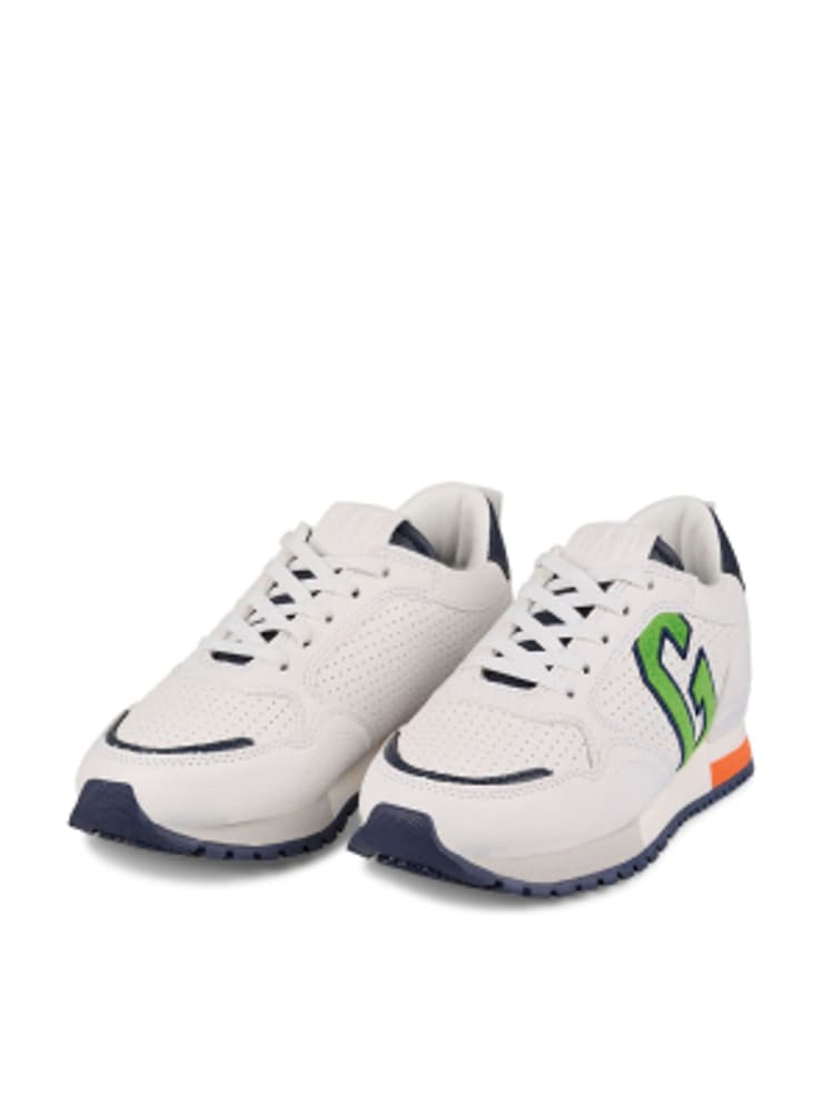 Gap White/Green New York Low Top Colourblock Trainers - Kids - Image 1 of 5