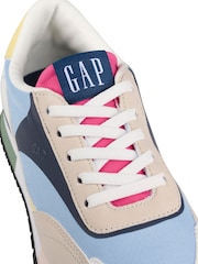 Gap Blue/Neutral Colourblock New York Low Top Trainers - Image 4 of 5