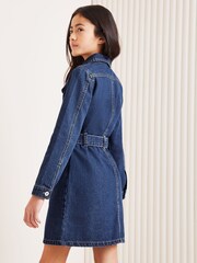Lipsy Blue Denim Dress (2-16yrs) - Image 3 of 4