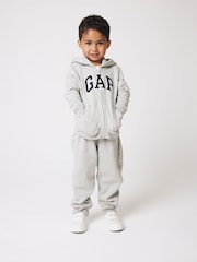 Gap Grey Logo Zip Up Hoodie (Newborn-5yrs) - Image 3 of 6