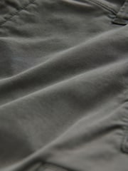 Charcoal Grey Regular Fit Soft Touch Utility Cargo Trousers - Image 10 of 10