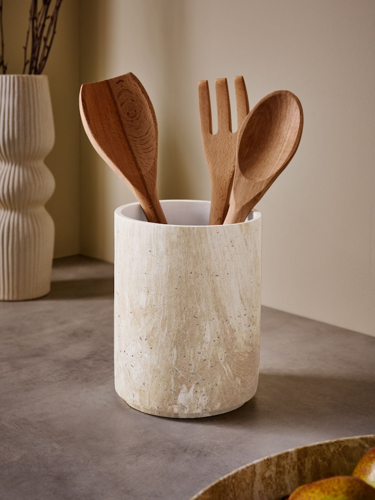 Natural Alina Utensil Pot - Image 1 of 3