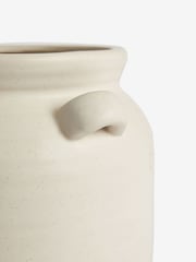 Natural Large Ceramic Utensil Pot - Image 5 of 5