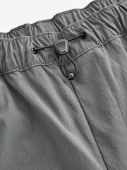 Light Grey Regular Fit Ripstop Tech Cargo Trousers - Image 8 of 11