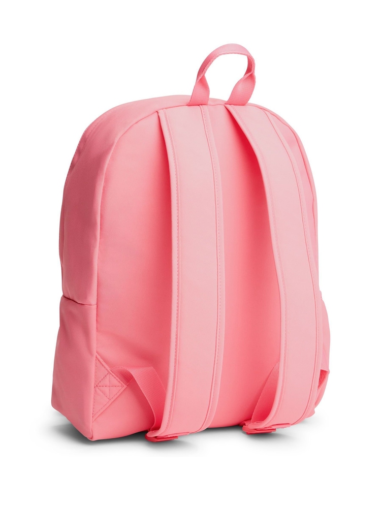 Rosa - Tommy Hilfiger Kids' Essential Signature Colour-Blocked Pocket Backpack - Imagen 2 de 4