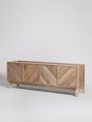 Swoon Light Brown Metz Mango Wood Wide TV Unit, Up to 50 inch - Image 3 of 6
