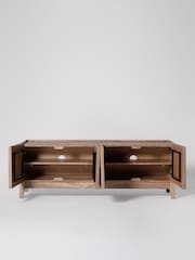 Swoon Light Brown Metz Mango Wood Wide TV Unit, Up to 50 inch - Image 5 of 6