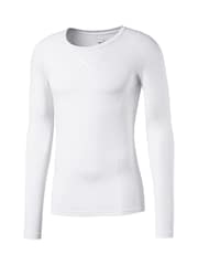Puma White Baselayer Long Sleeve Mens T-Shirt - Image 5 of 5