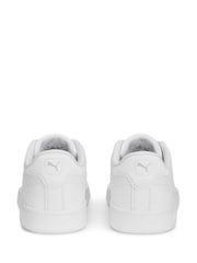 Puma White Smash 3.0 Leather Youth Trainers - Image 4 of 6