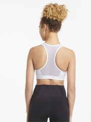 Puma White Mid Impact 4Keeps Training Bra - Image 2 of 5