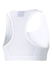 Puma White Mid Impact 4Keeps Training Bra - Image 5 of 5