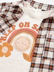 Black/Ginger Shirt, T-Shirt And Leggings Set (3mths-8yrs) - Image 9 of 12