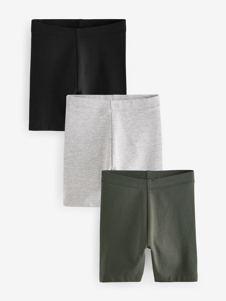 Svart & Hvit - Sykkelshorts 3 Pakke (3mnd-7år) - Bilde 1 av 1