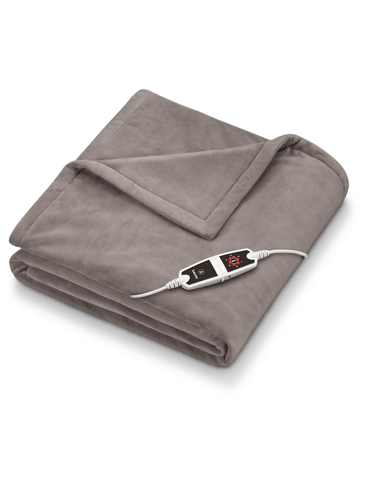 Beurer Grey Extra Large Cosy Heated Throw - Image 3 of 3