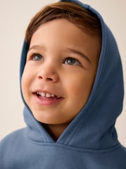 Navy Short Sleeve Utility Hoodie and Shorts Set (3mths-7yrs) - Image 3 of 9