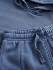 Navy Short Sleeve Utility Hoodie and Shorts Set (3mths-7yrs) - Image 9 of 9