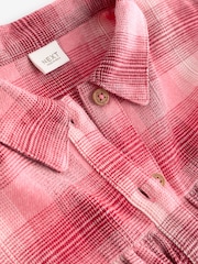 Red/Pink Check 100% Cotton Shirt Dress (3mths-8yrs) - Image 7 of 7