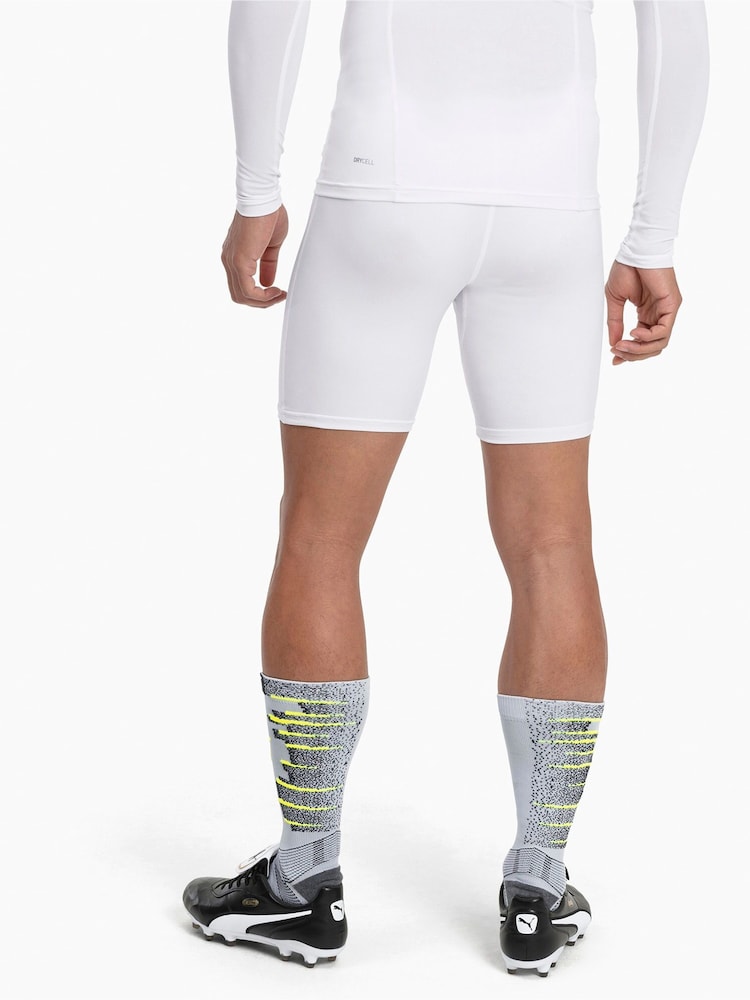 Puma White Mens Liga Base Layer Short Tights - Image 2 of 5