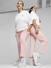 Puma White Womens Oversized 100% Cotton T-Shirt - Image 3 of 7
