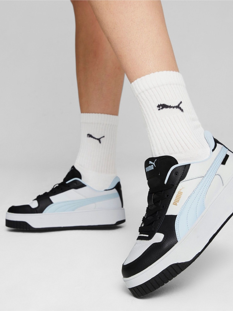 Puma Snow White Womens Carina Street Trainers - Image 1 of 8