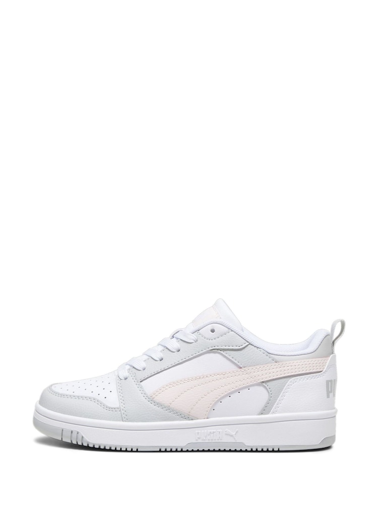 Puma Snow White Rebound V6 Lo Youth Trainers - Image 2 of 6
