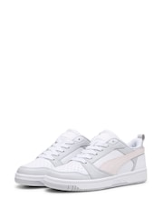 Puma Snow White Rebound V6 Lo Youth Trainers - Image 3 of 6