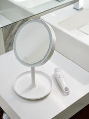 Beurer White Illuminated Vanity Mirror with Trinket Tray - Image 1 of 3