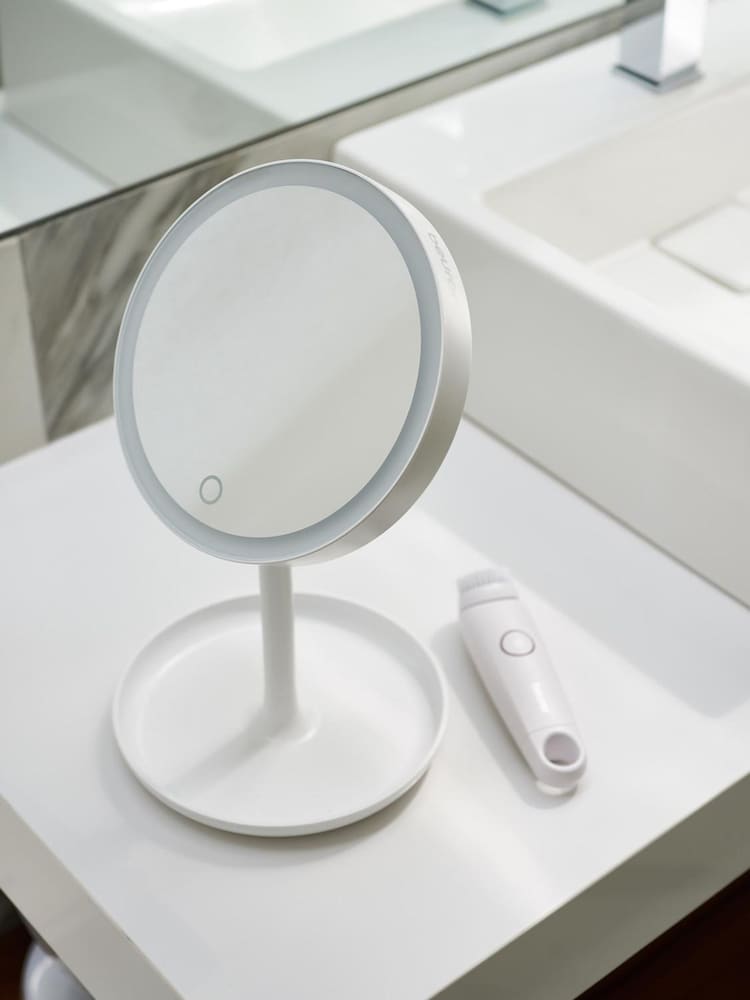 Beurer White Illuminated Vanity Mirror with Trinket Tray - Image 1 of 3